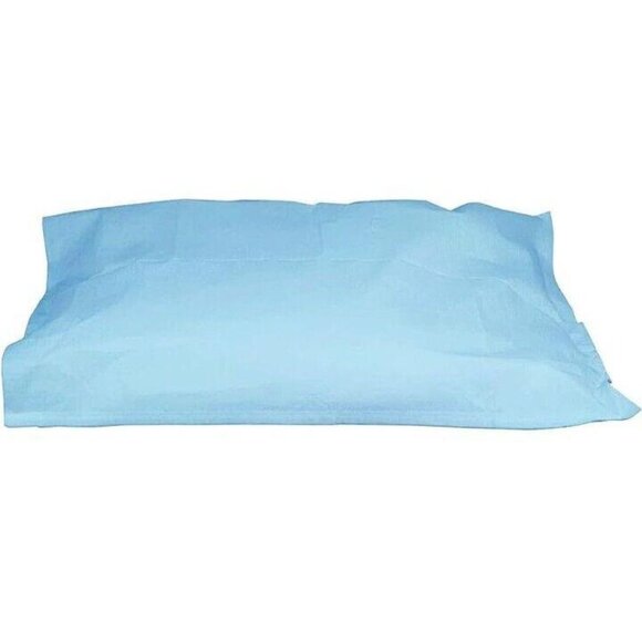 Medline Disposable Pillowcases Tissue/Poly Blue 100 count 21x30 - Picture 1 of 9